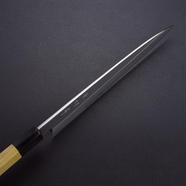 2本セット　細銀巻黒水牛角黒檀八角柄　柳刃240 5本セット 銀巻 黒水牛角 柳刃240 包丁柄 柳刃8寸 黒檀八角柄